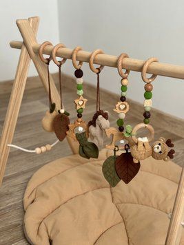 Тренажер Монтессорі, baby gym "Кольори природи" 17 фото