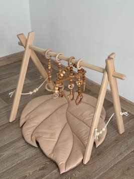 Тренажер Монтессорі, baby gym &laquo;Деревʼяний&raquo; 17 фото