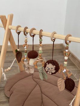 Тренажер Монтессорі, baby gym &laquo;Лісовий&raquo; 17 фото