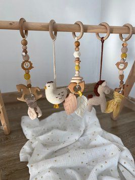 Тренажер Монтессорі, baby gym &laquo;Пастель&raquo; 17 фото