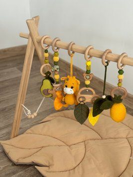 Тренажер Монтессорі, baby gym "Сафарі" 108 фото