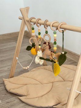 Тренажер Монтессорі, baby gym "Коник та яблучко" 112 фото
